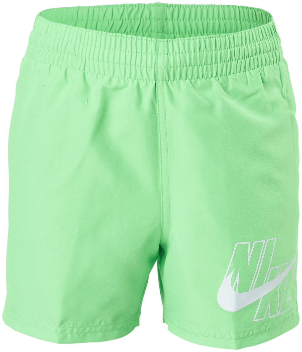 4" Volly Short Junior Green, Unisex, Odevy, Plavky, Plávanie, Zelená, L