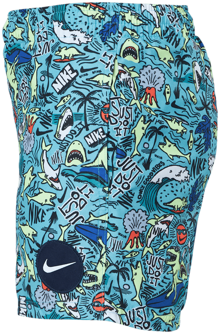 Junior 4" Volley Short AOP Blue - Bild 2