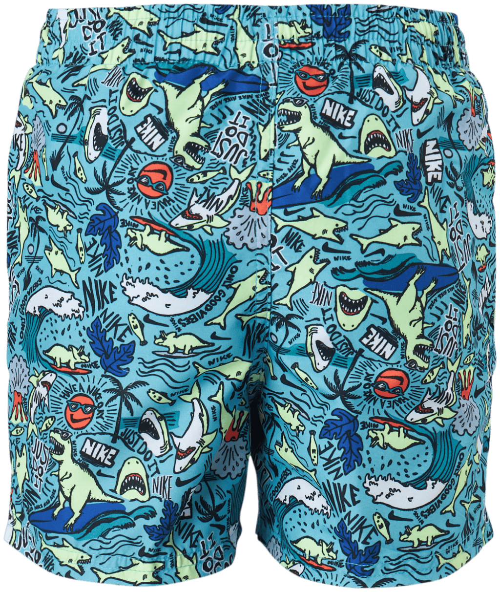 Junior 4" Volley Short AOP Blue - Bild 3