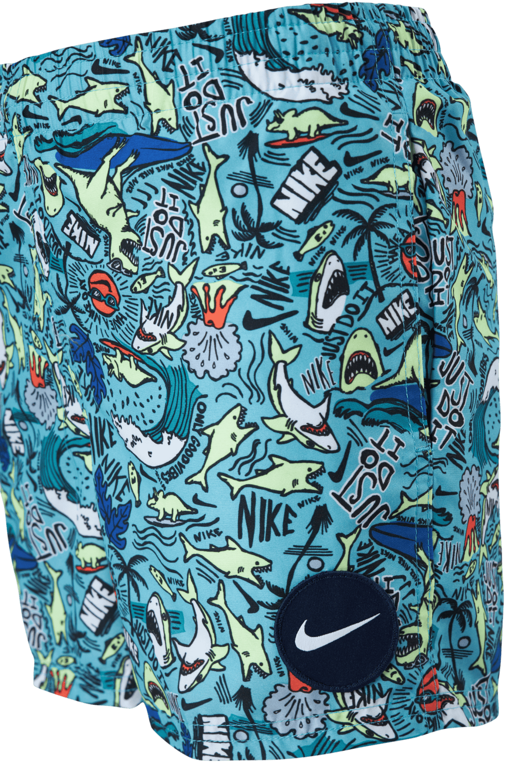Junior 4" Volley Short AOP Blue - Bild 4