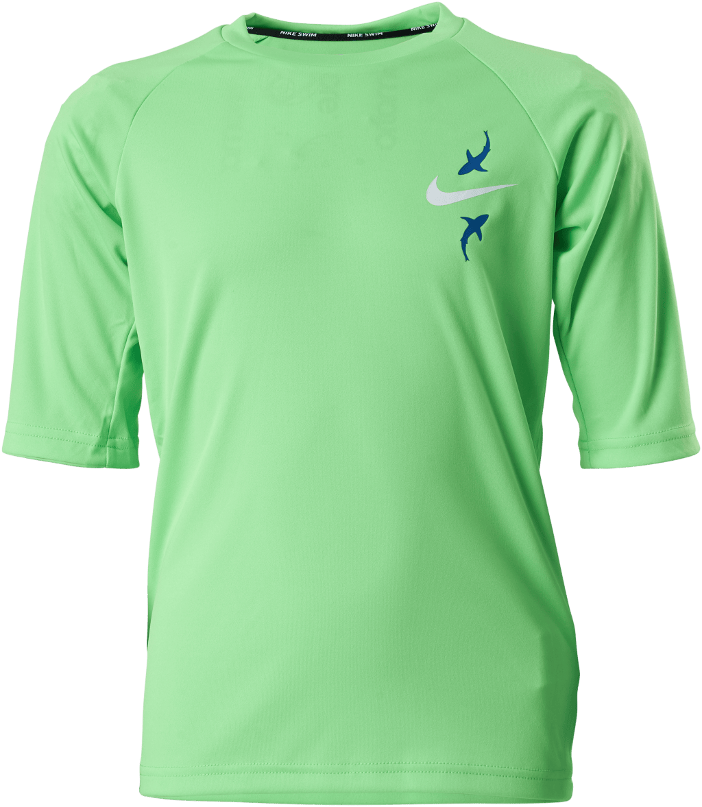 Junior Short Sleeve Hydroguard Shark Green - Bild 2