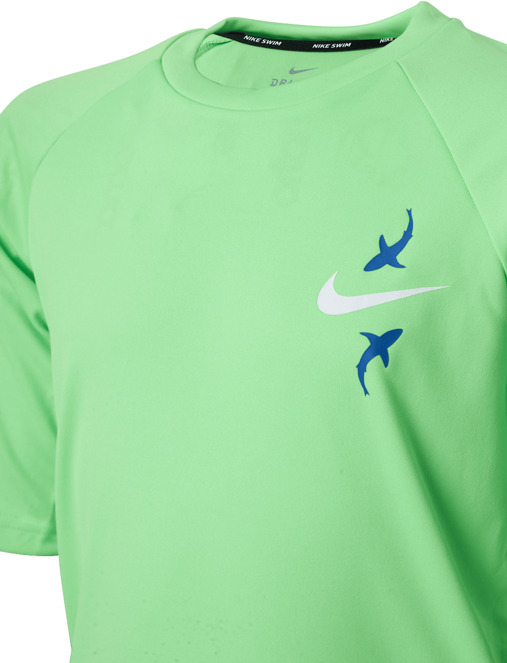 Junior Short Sleeve Hydroguard Shark Green - Bild 5