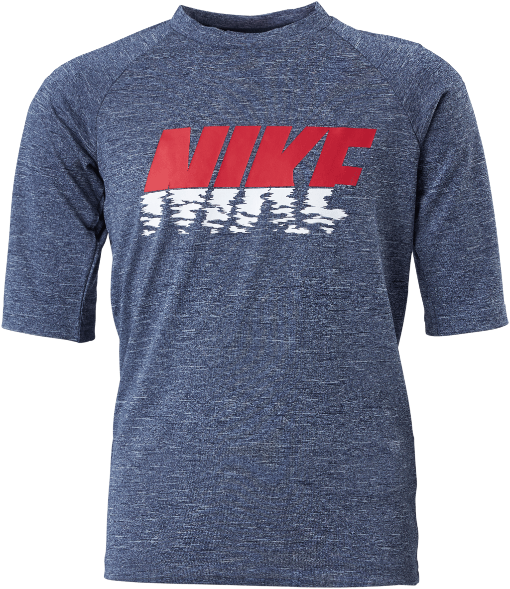 Junior Short Sleeve Hydroguard Sunset Blue