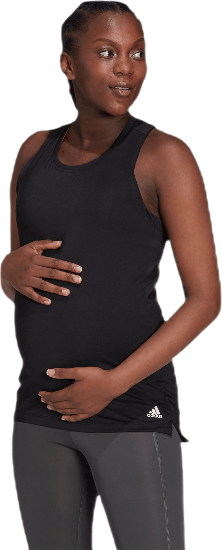 Sport Tank (Maternity) Black / White, Female, Aparelhos, Camisa, Treino, Preto, XS