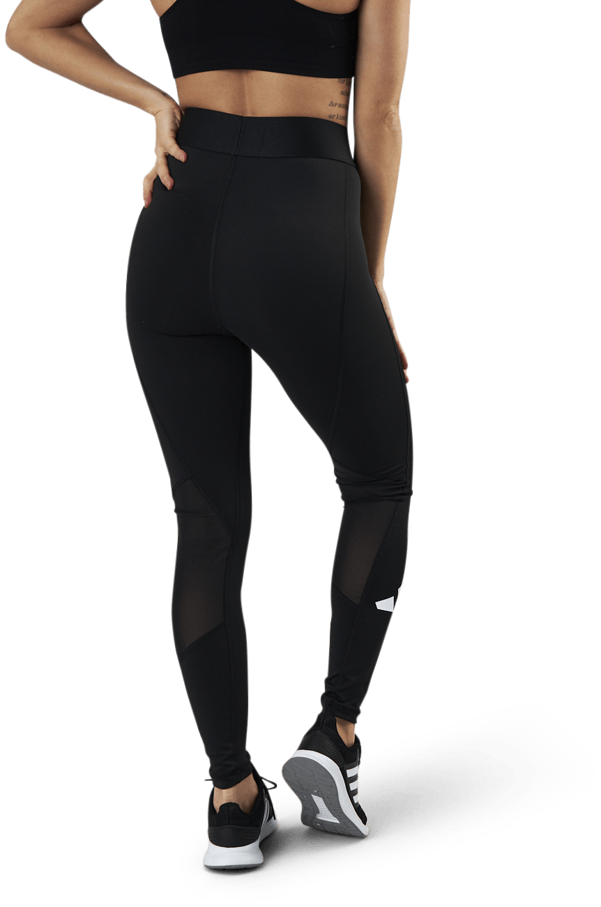 Techfit Adi Life Mid Rise Long Bos Tight Black / Black / White