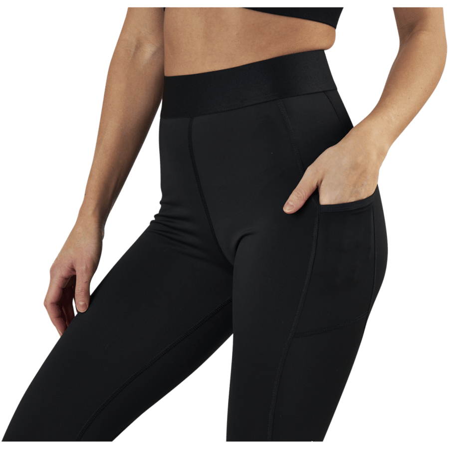 Techfit Adi Life Mid Rise Long Bos Tight Black / Black / White - Bild 2