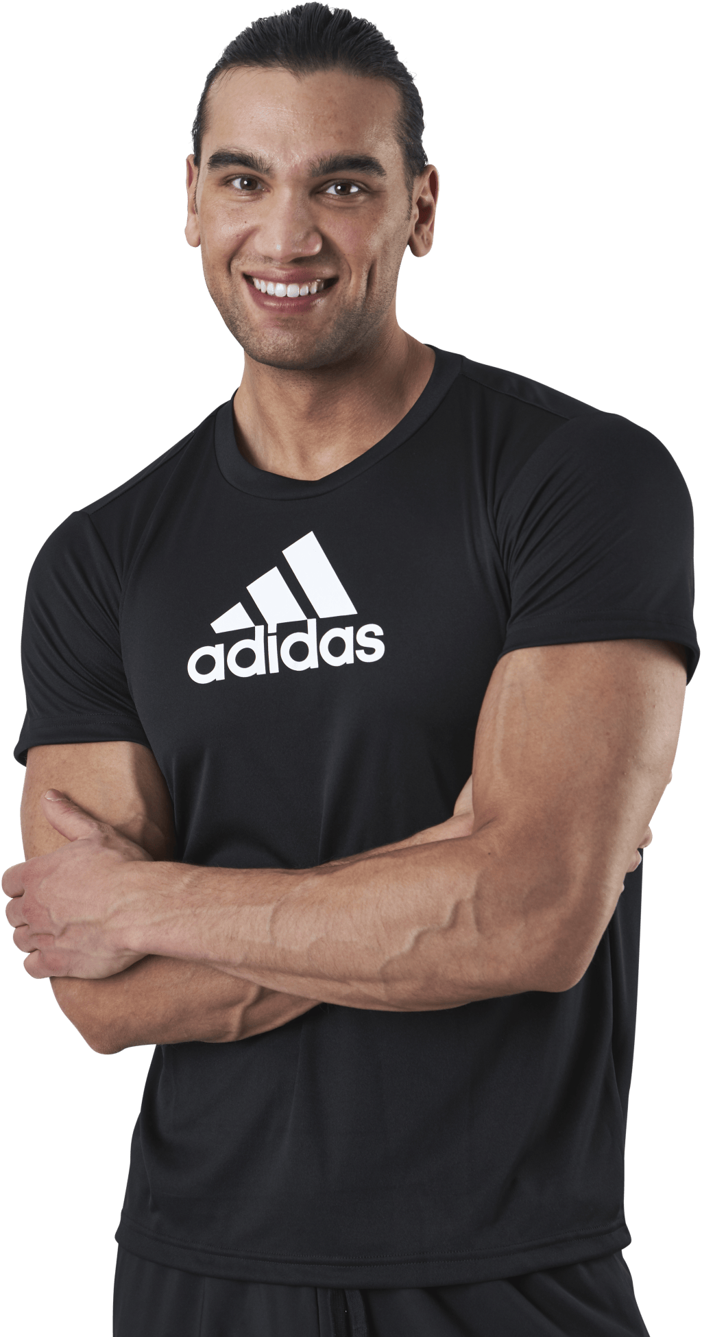 Logo Sport T-Shirt Black / White - Bild 3