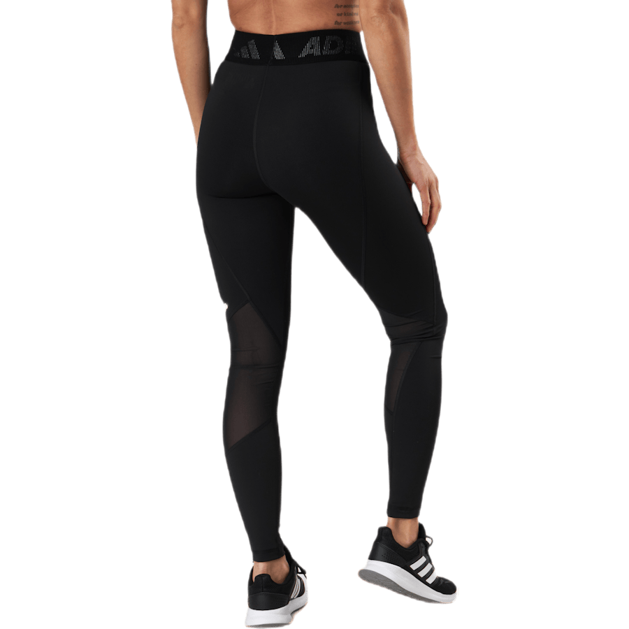 Techfit Long Branded Elastic Tight Black / White - Bild 3