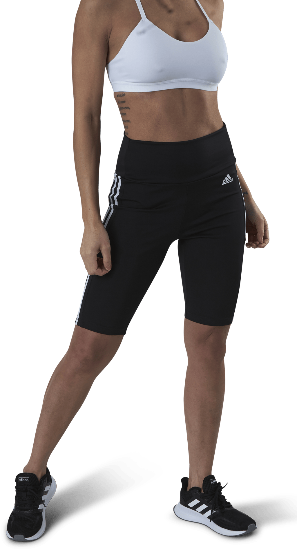 All Me Light Support Training Bra White / Black, Female, Klær, Sports-BH, Løping, Hvit, M