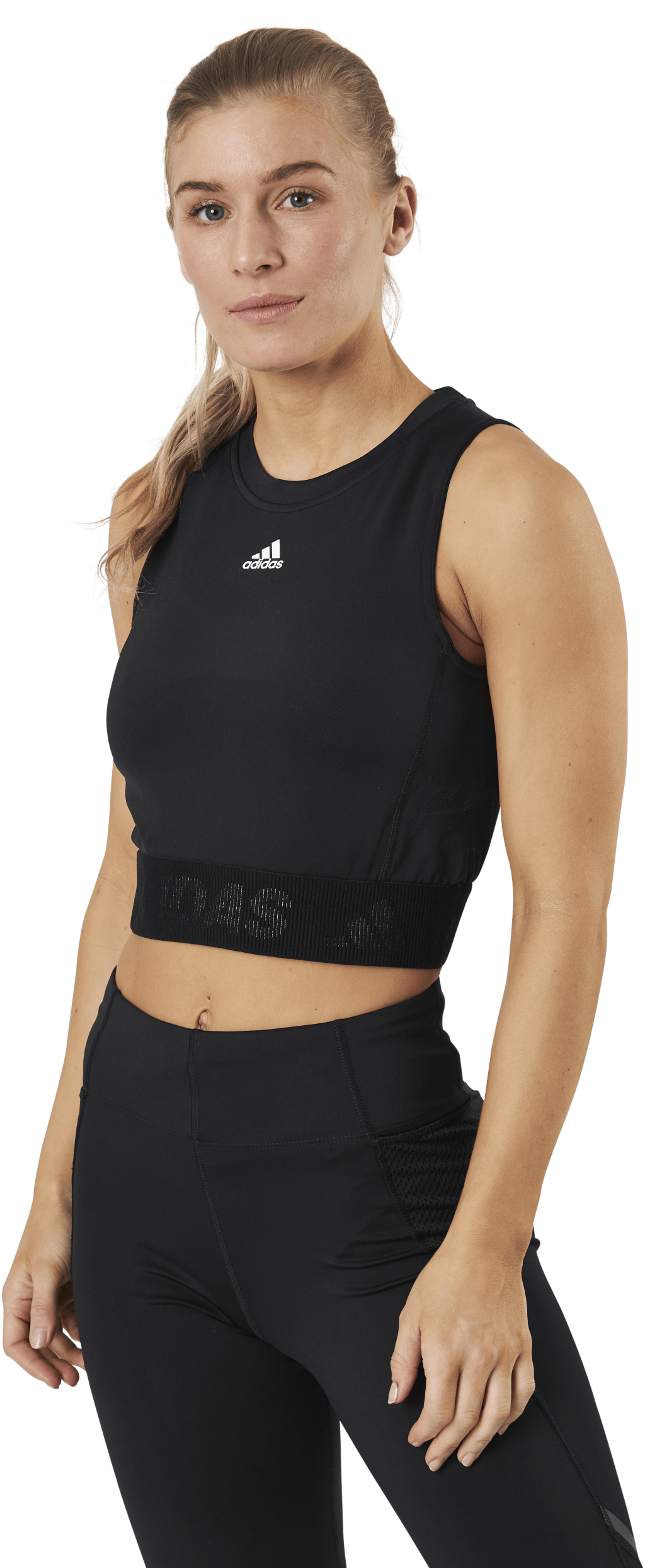 Techfit Crop Black / White - Bild 2