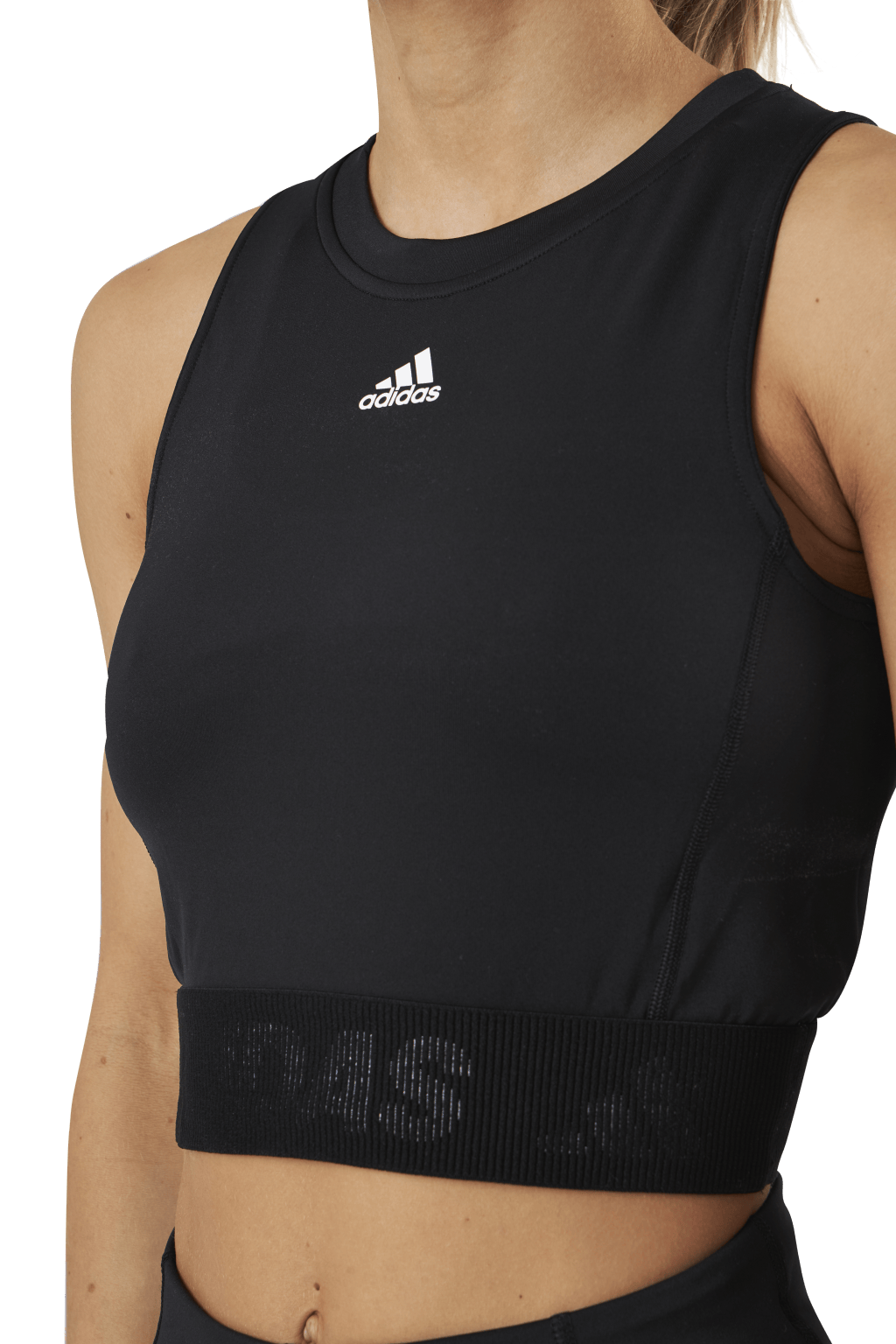 Techfit Crop Black / White - Bild 4