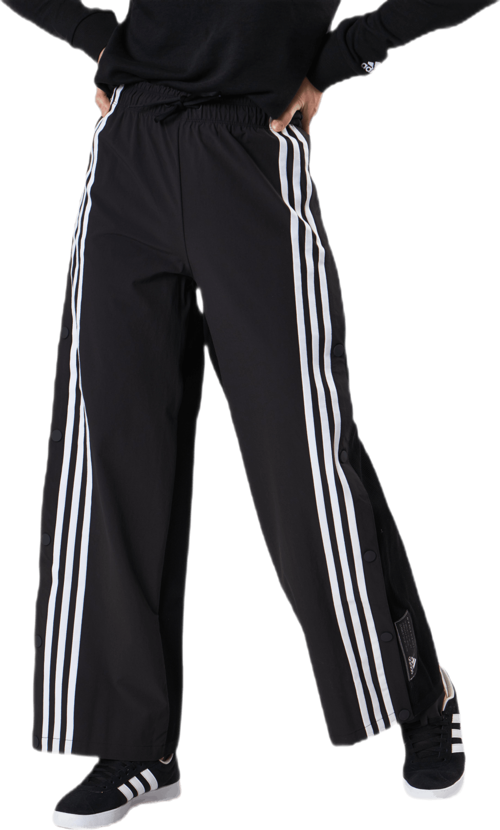 Snap Pant Aeroknit Black, Female, Kleding, Broek, Training, Zwart, L