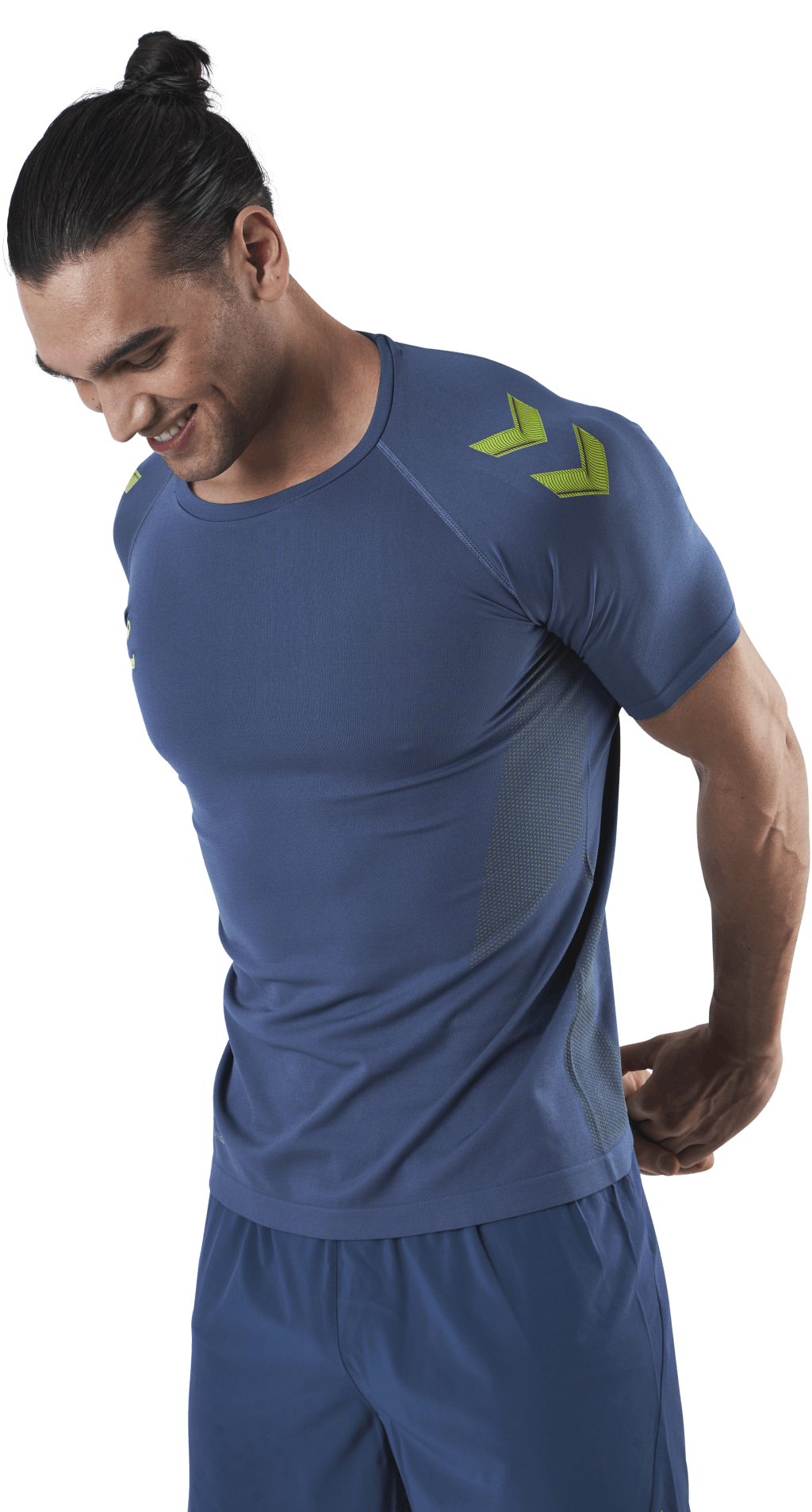 Pro Seamless Jsy Blue, Male, Odzież, Podkoszulek, Piłka nożna, Niebieski, S