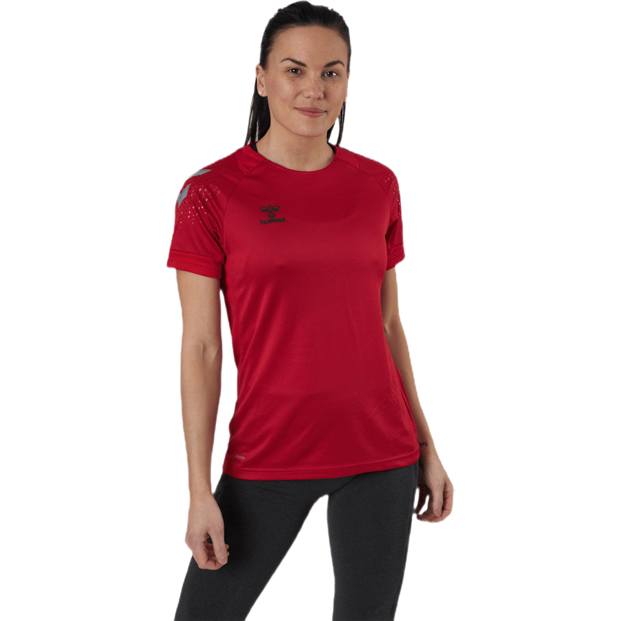 Poly SS Jersey Red
