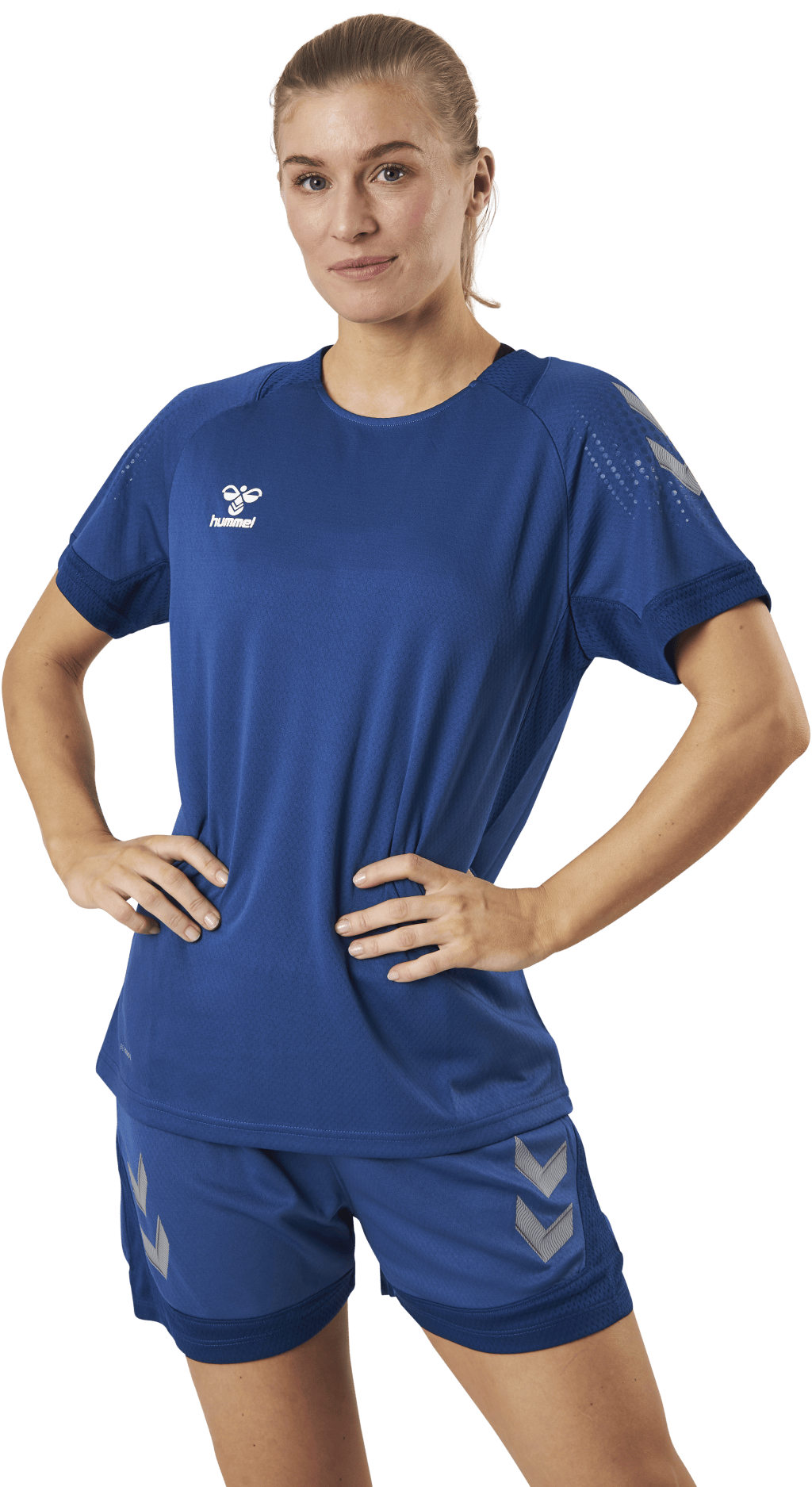 Poly SS Jersey Blue, Female, Apparels, T-shirt, Soccer, Blue, L