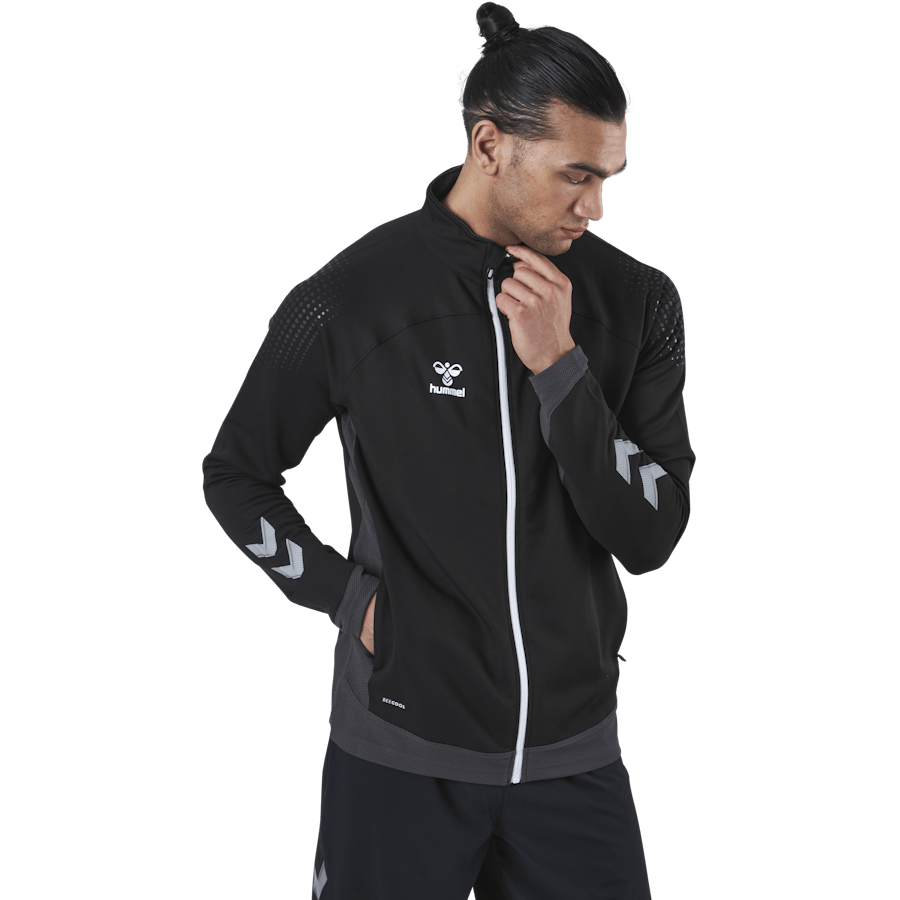 Poly Zip Jacket Black - Bild 2