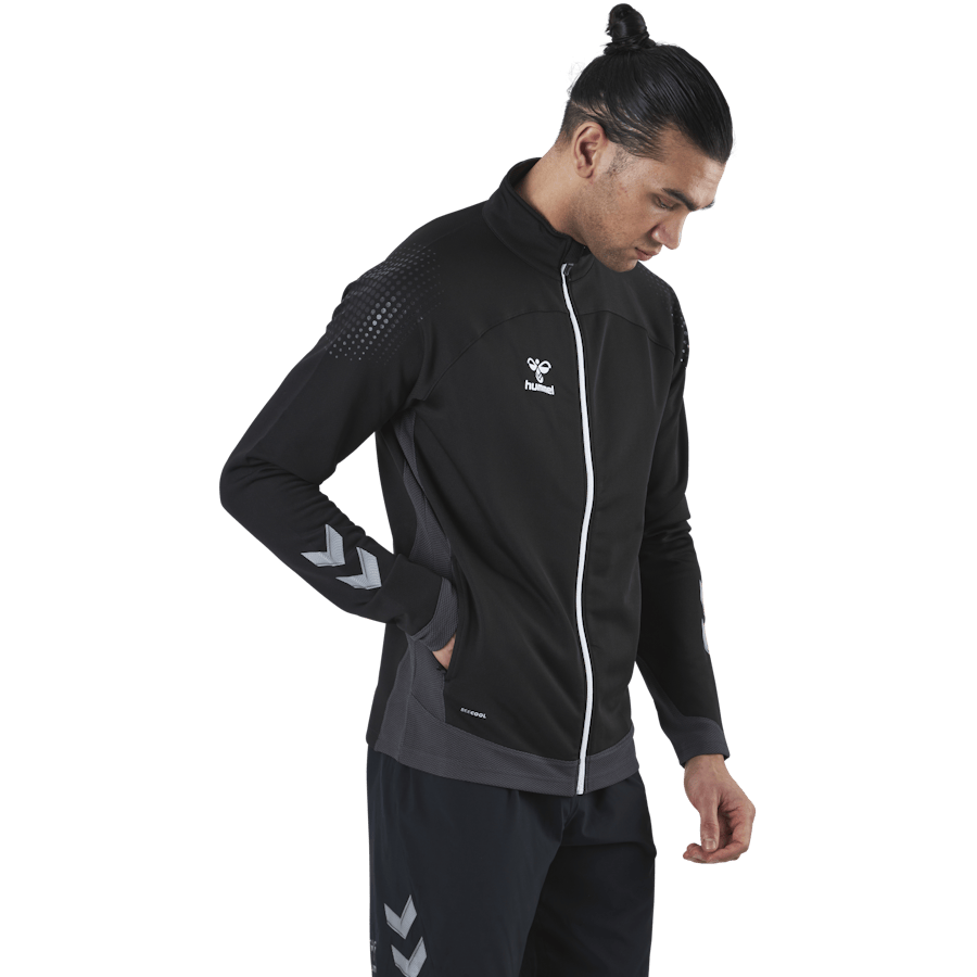 Poly Zip Jacket Black - Bild 4
