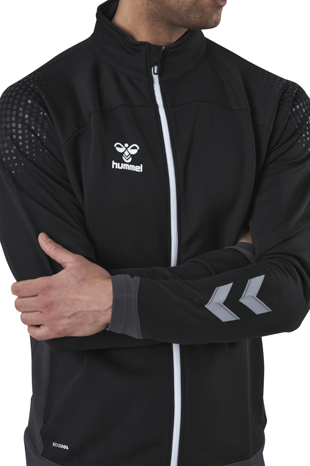 Poly Zip Jacket Black - Bild 5