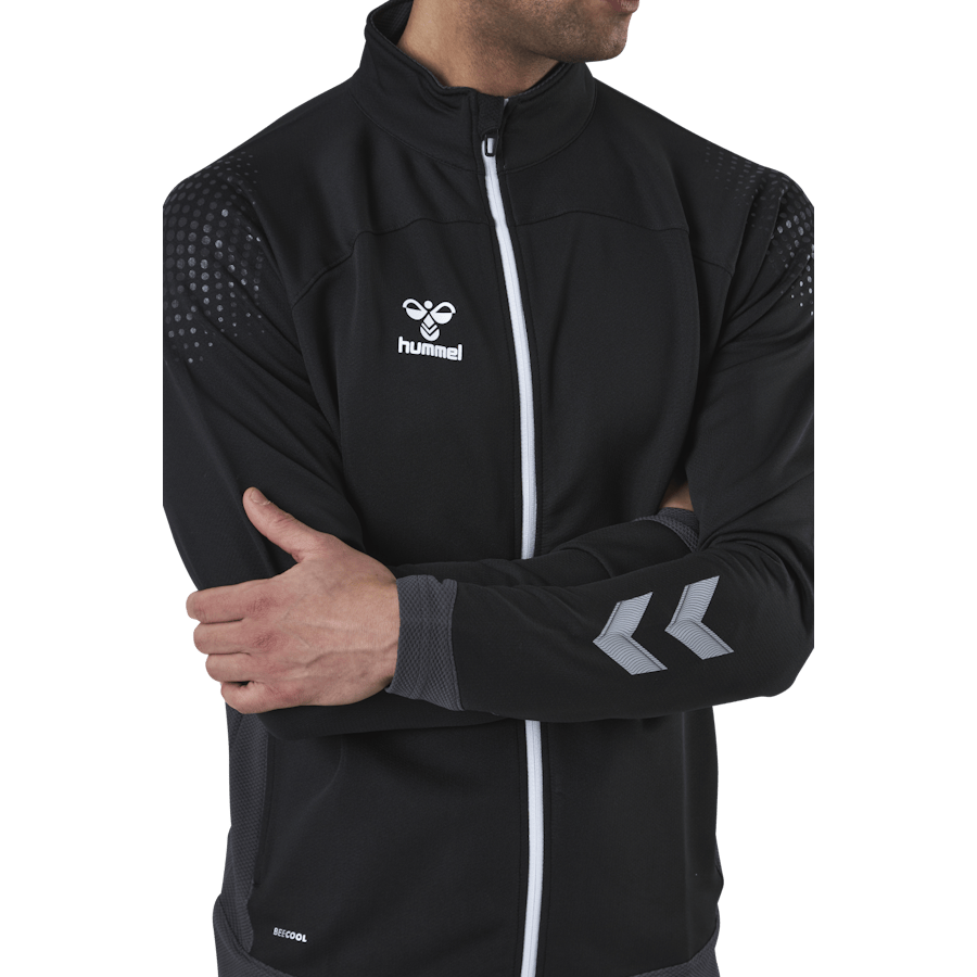 Poly Zip Jacket Black - Bild 5