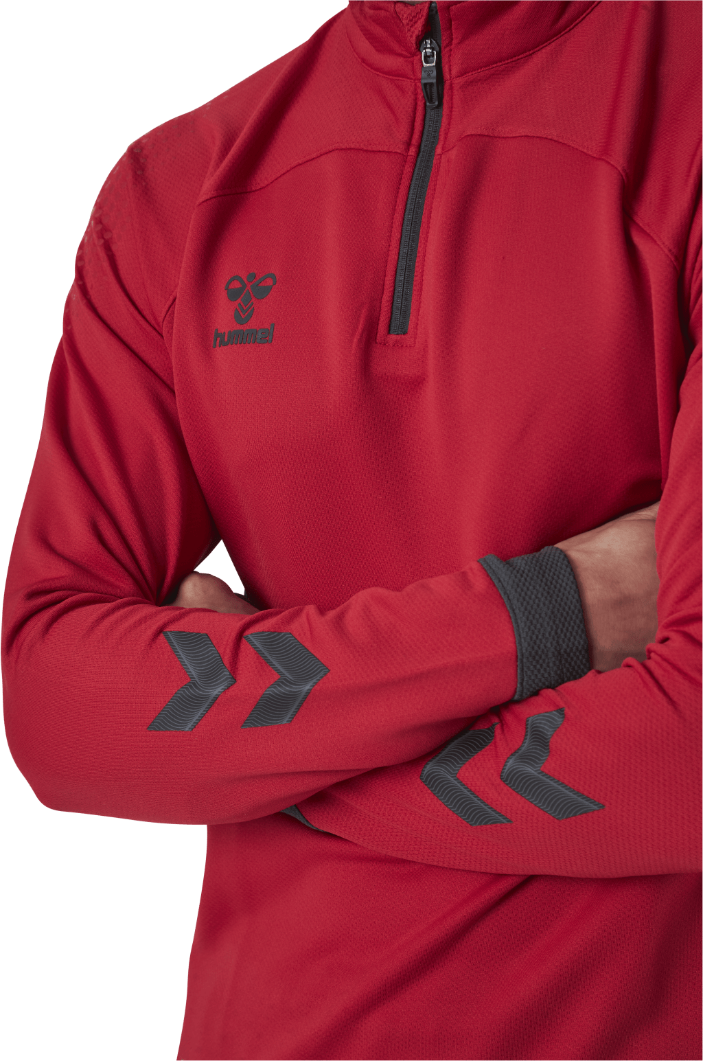 Half Zip Red - Bild 4