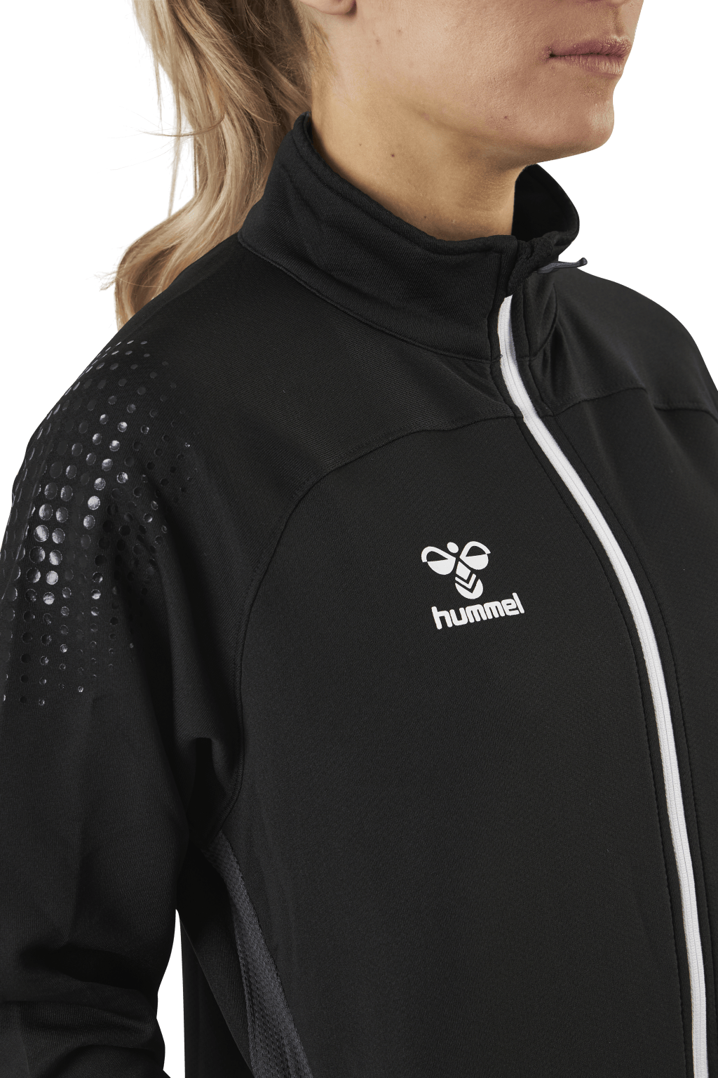 Poly Zip Jacket Black - Bild 4