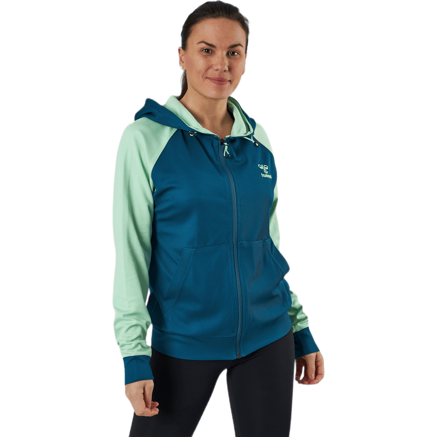 Zip Hoodie Blue/Green