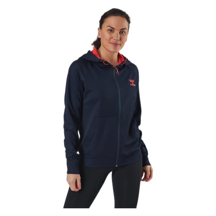 Zip Hoodie Grey, Female, Apparels, Shirts, Soccer, Grey, S