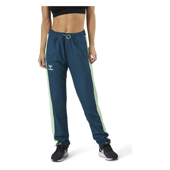 Training Pants Blue/Green, Female, Odevy, Nohavice, Futbal, Modrá/Zelená, S