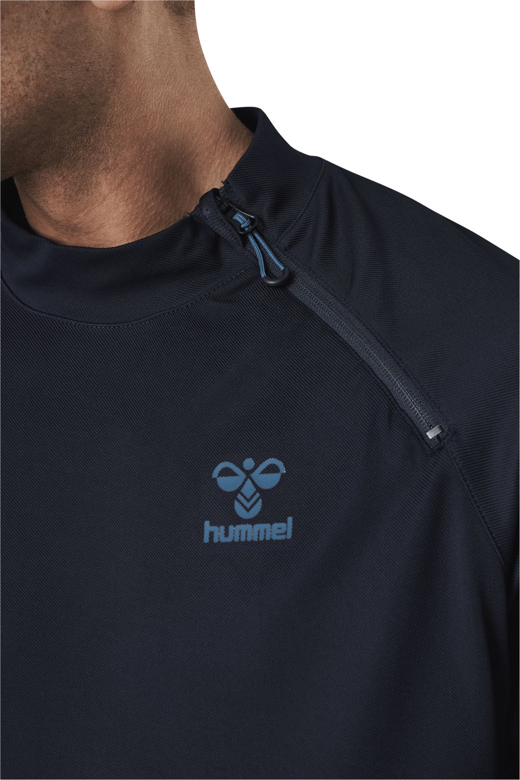 Half Zip Sweat Blue/Grey - Bild 3