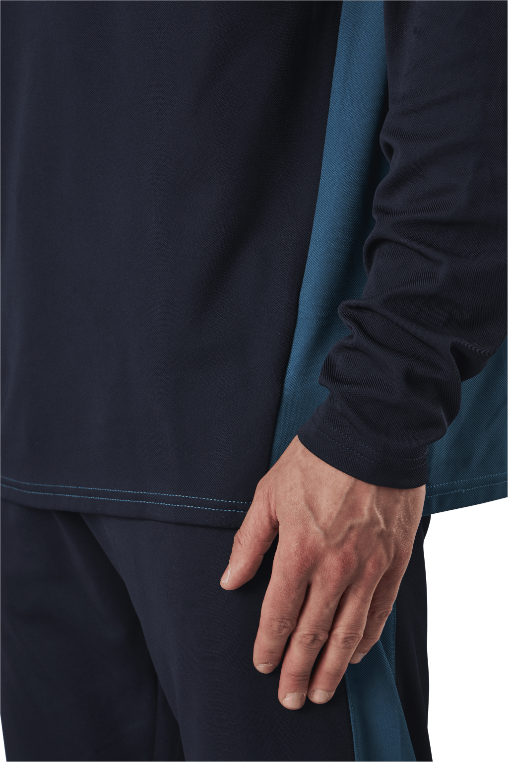 Half Zip Sweat Blue/Grey - Bild 4