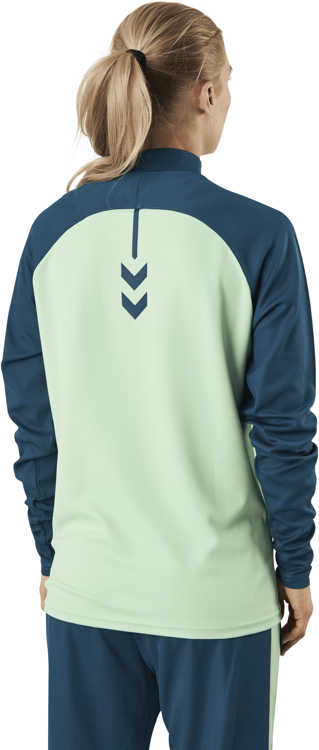 Half Zip Sweat Blue/Green - Bild 3