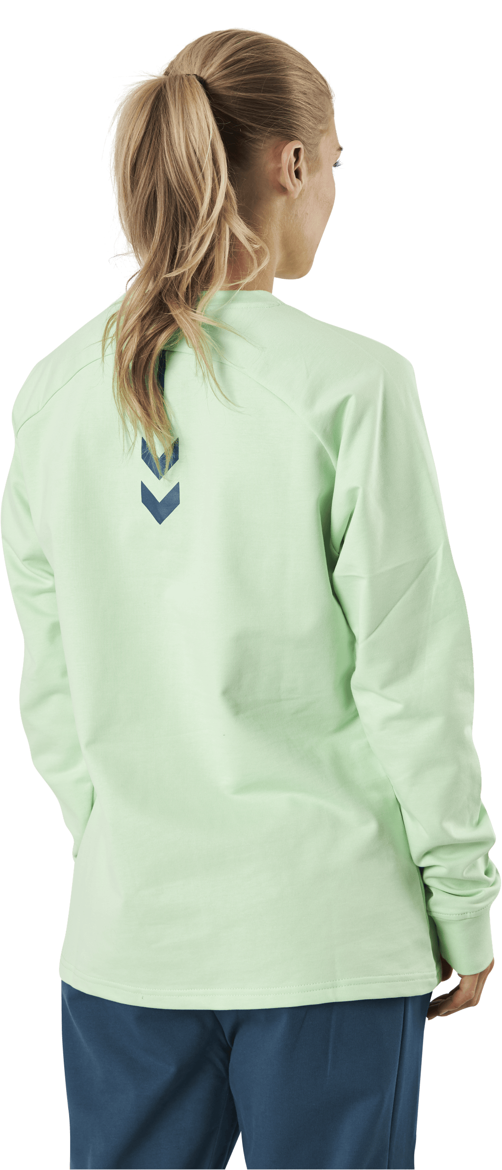 Cotton Sweatshirt Blue/Green - Bild 2