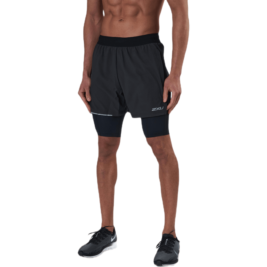 Aero 2-In-1 5" Shorts Black/Silver