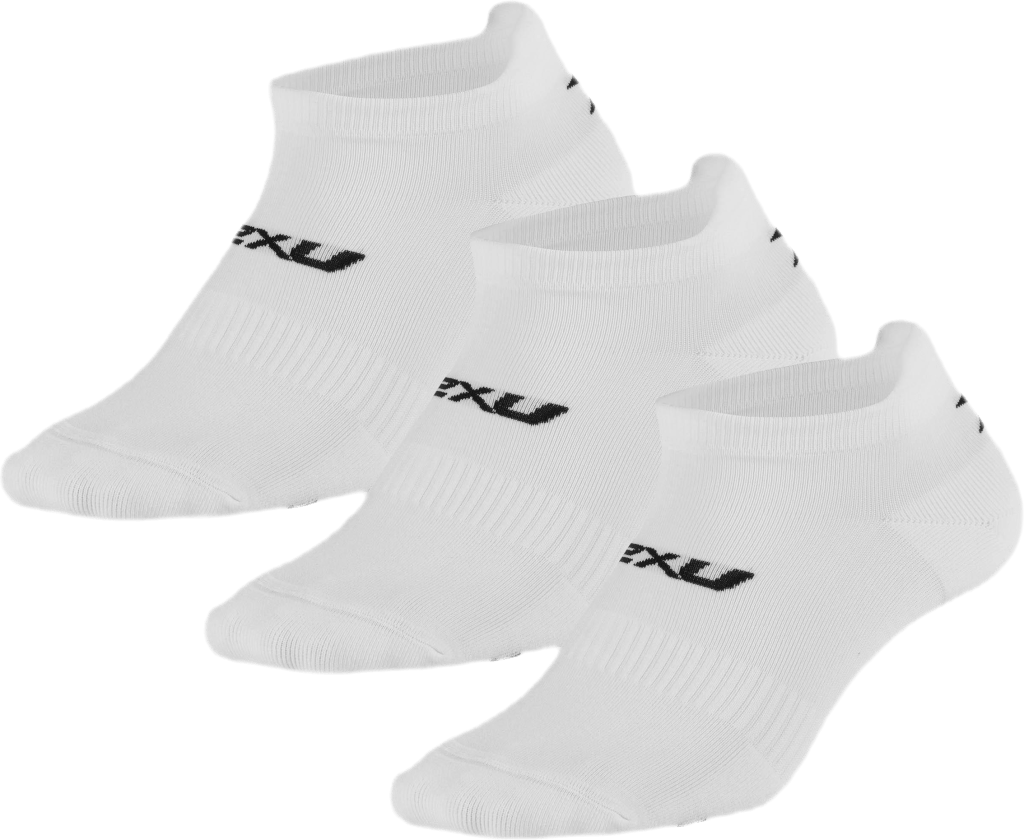 Ankle Socks 3-Pack White/Black, Unisex, Apparels, Socks, Running, White/Black, M