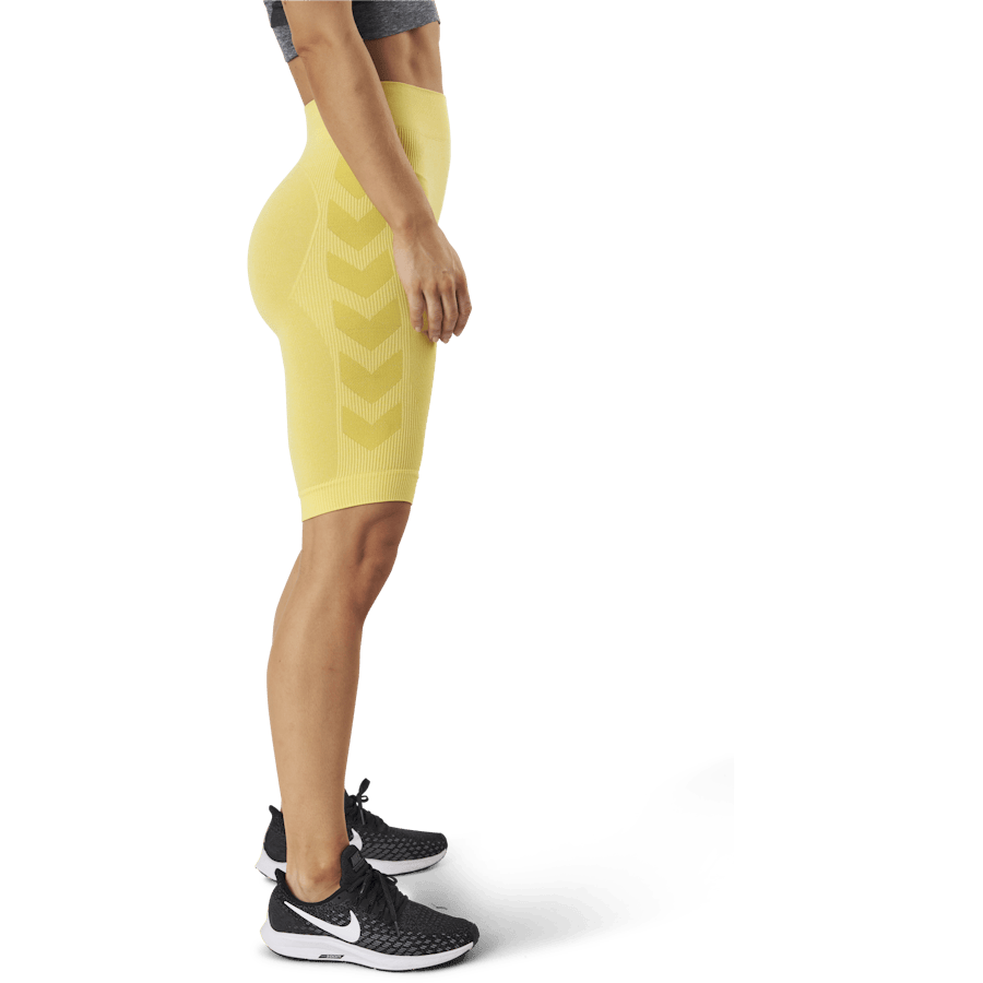 Seamless Cycling Shorts Yellow - Bild 4