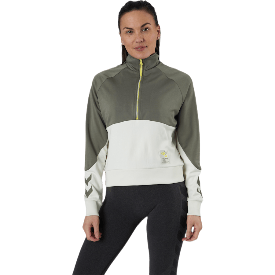 Half Zip Sweatshirt Yellow