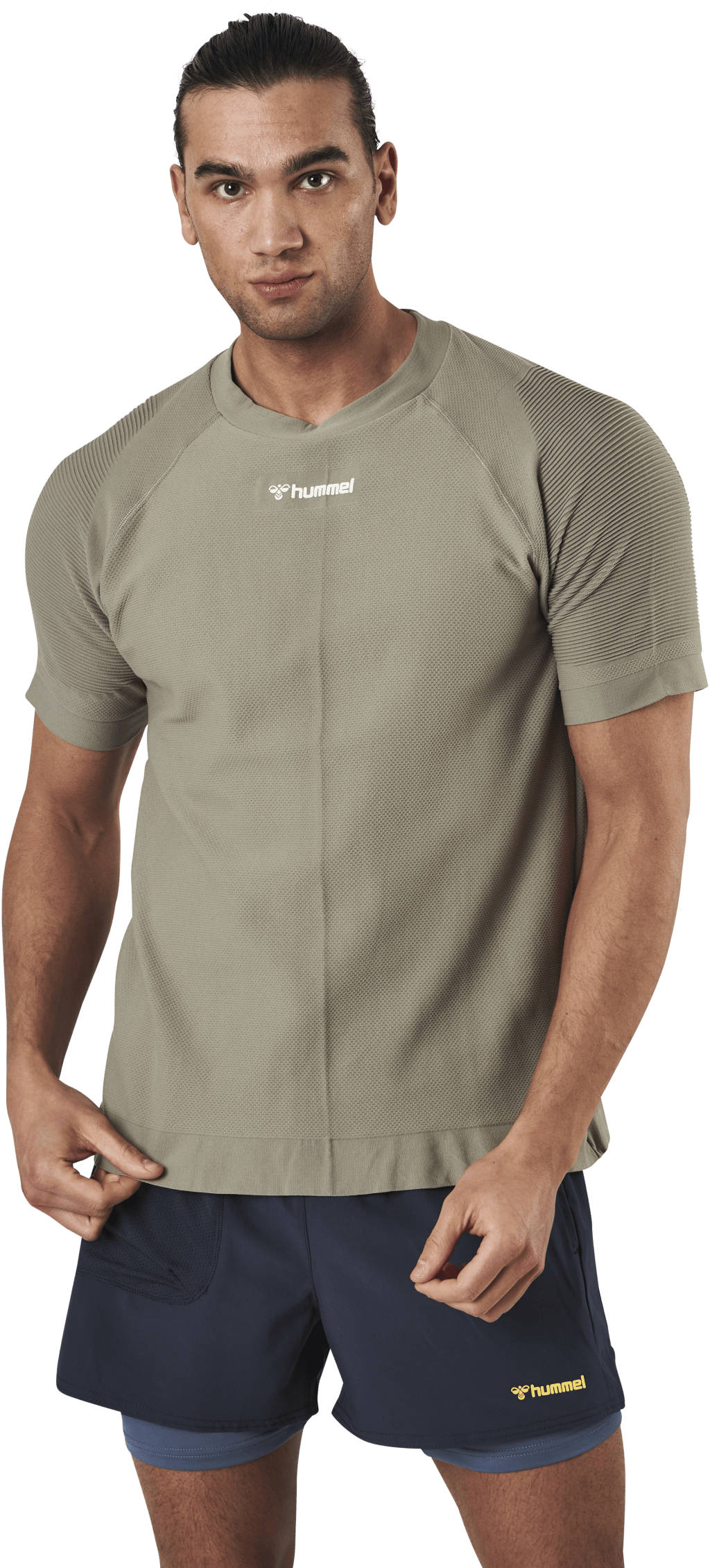 Cube Seamless T-Shirt Grey