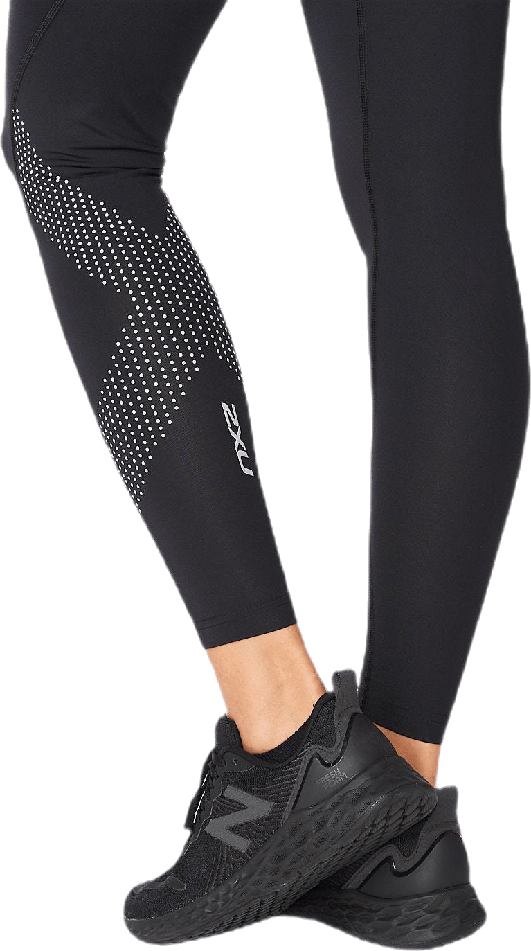 Mid-Rise Compression Tights Black/Grey - Bild 4