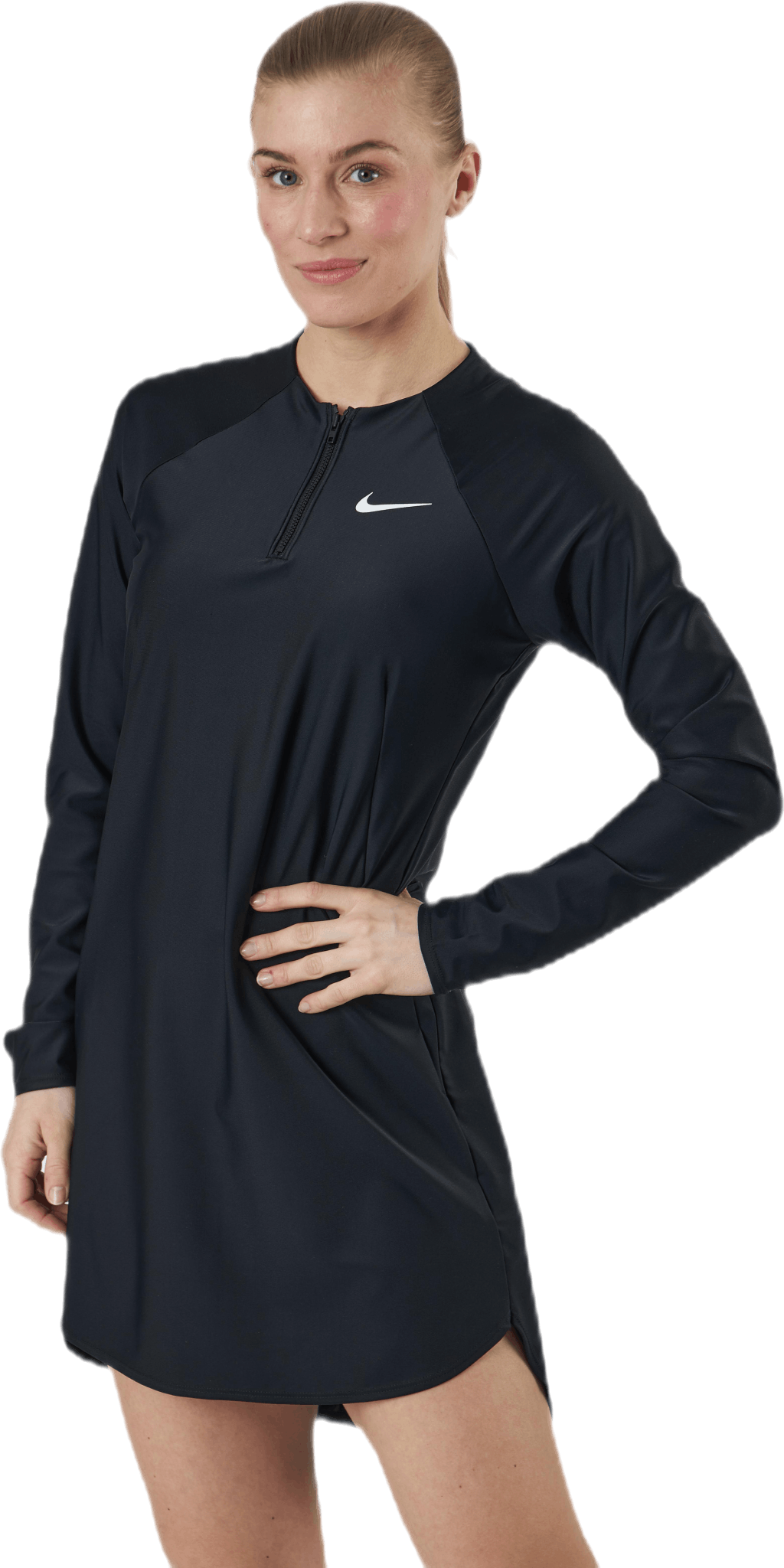 Full Coverage Swim Tunic Black, Female, Apparels, Swimwear, Swimming, Black, S