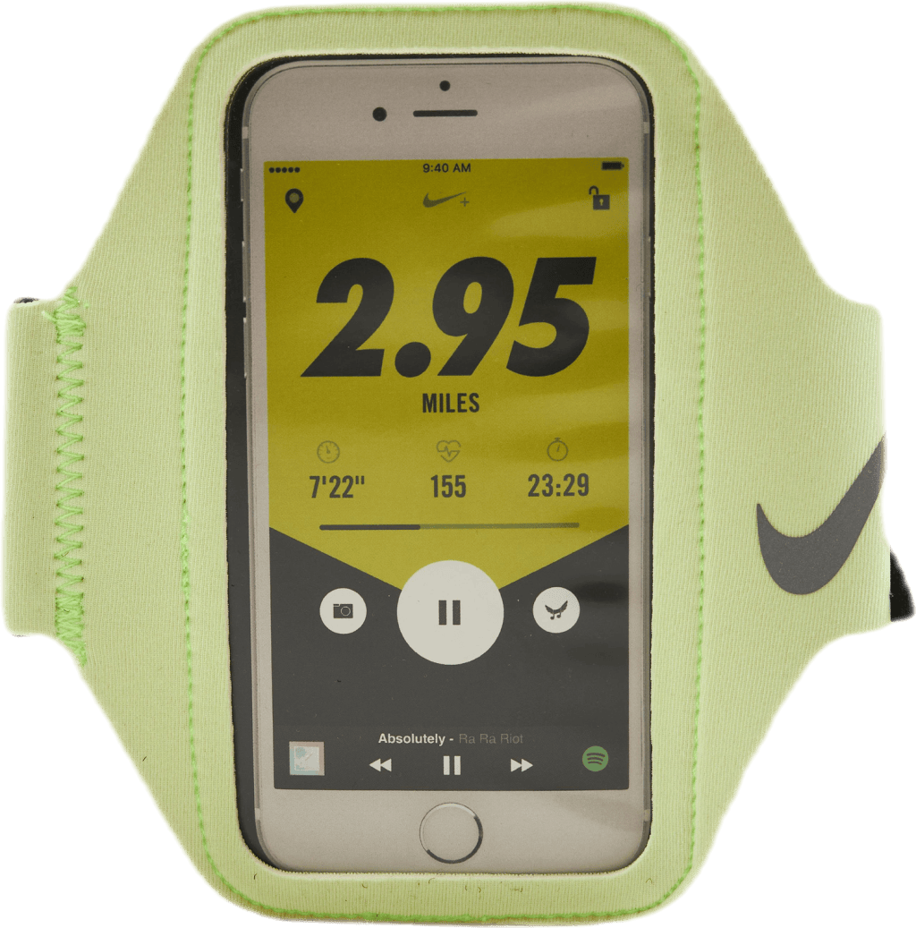 Lean Arm Band Black/Yellow, Unisex, Attrezzature, Attrezzature per l'allenamento, Allenamento, Verde, ONESIZE