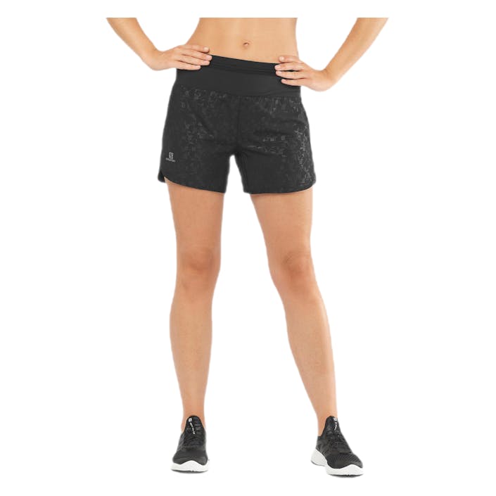 XA Short Black, Female, Apparels, Shorts, Running, Black, XS