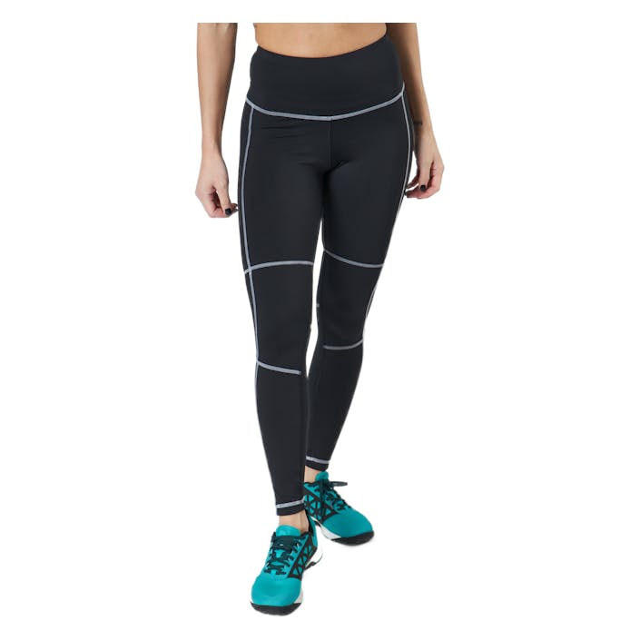 Wor Detail Hr Tight Black, Female, Abbigliamento, Leggings, Allenamento, Nero, M