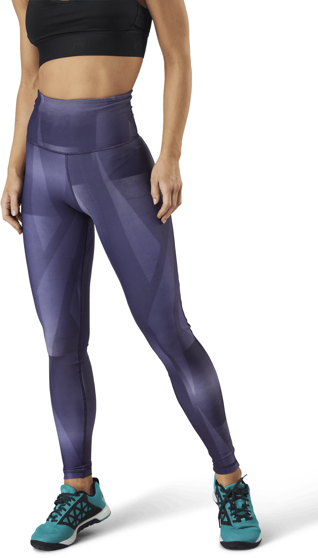 Sr Lux Hr 2.0 Aop Tight Purple