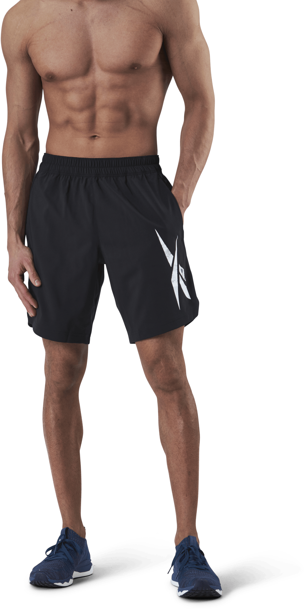 Wor Woven Graphic Short Black, Male, Odevy, Leggings, Posilovať, Čierna, XXL