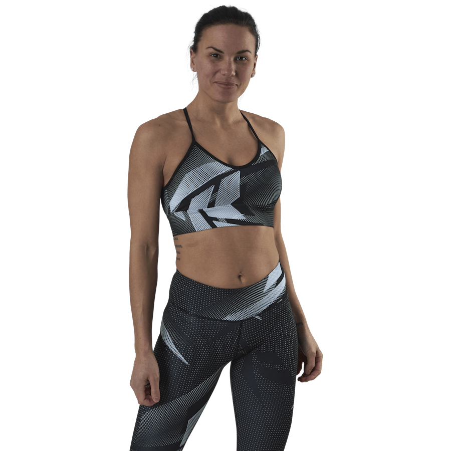 Myt Aop Tri-Back Bra Black