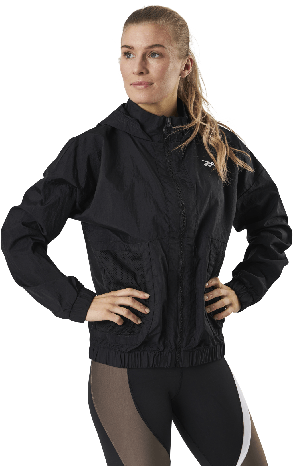 Myt Hannah Woven Jacket Black, Female, Apparels, T-shirt, Workout, Black, XL