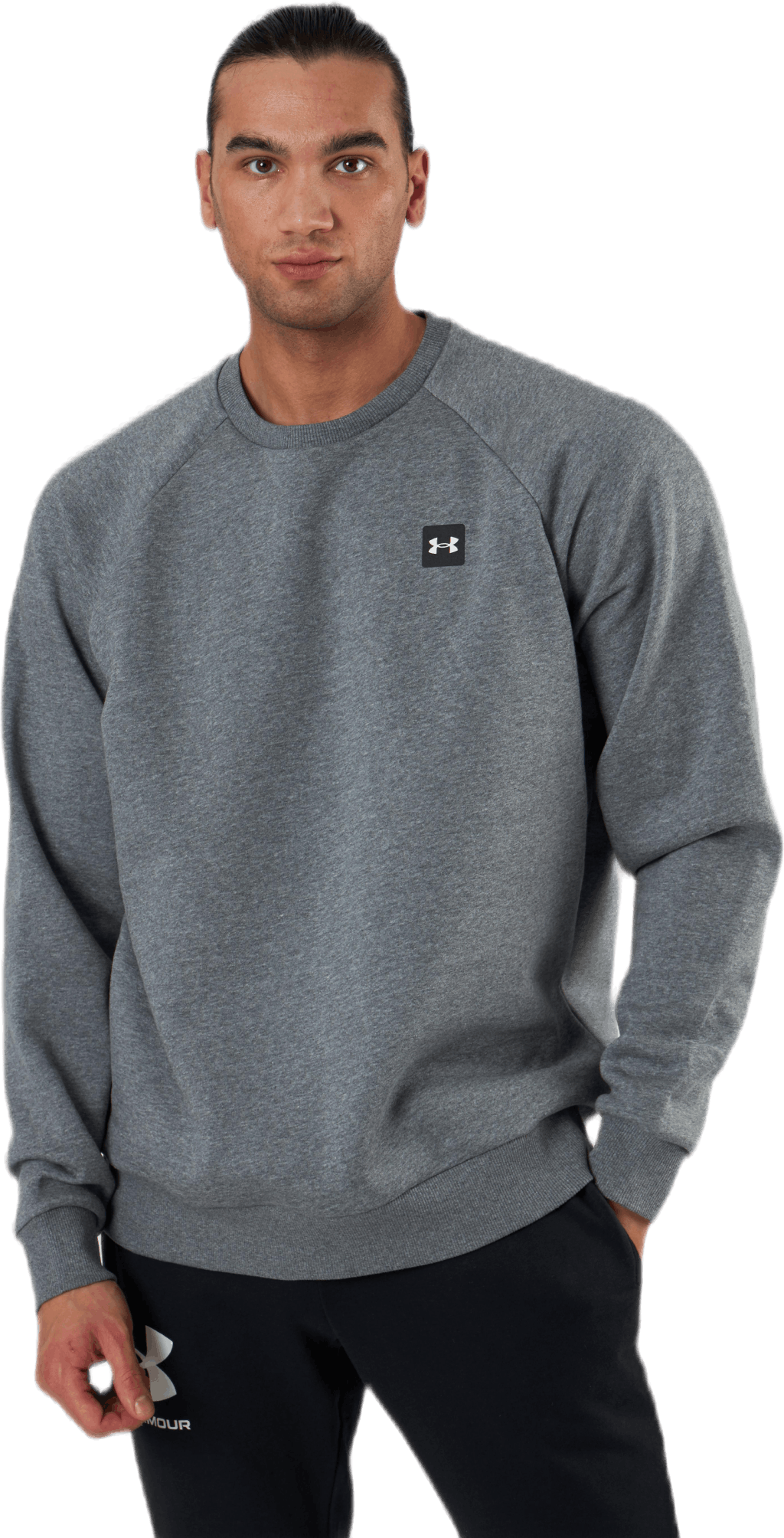 Rival Fleece Crew Grey, Male, Aparelhos, Camisas, Treino, Cinzento, XL