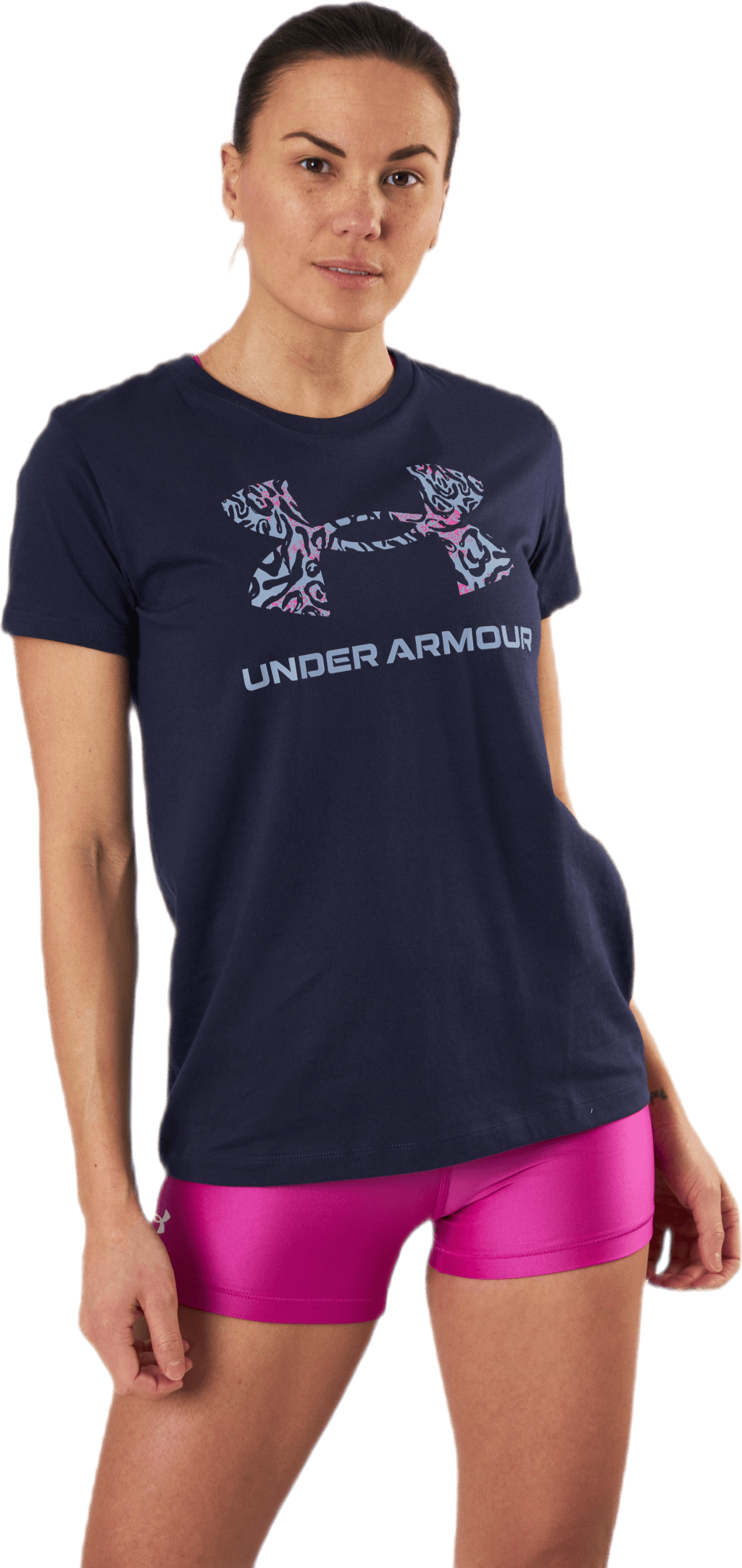 Sportstyle Graphic SS Blue, Female, Vêtements, T-shirt, Entraînement, Bleu, S