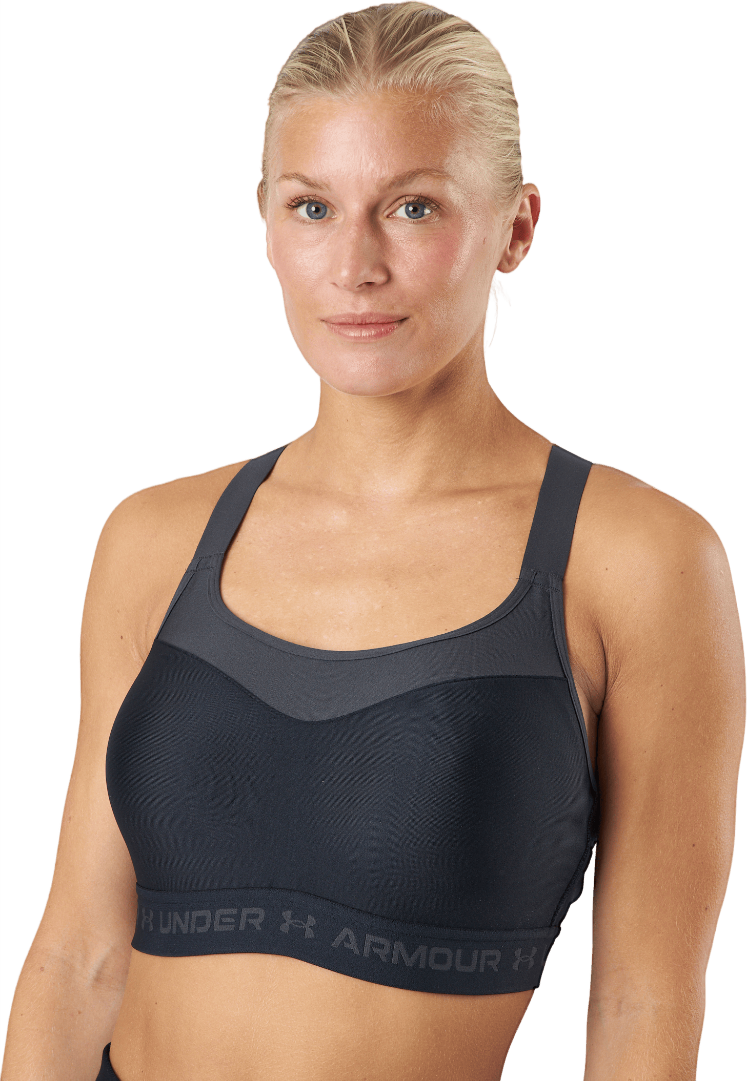 Armour High Crossback Bra Black