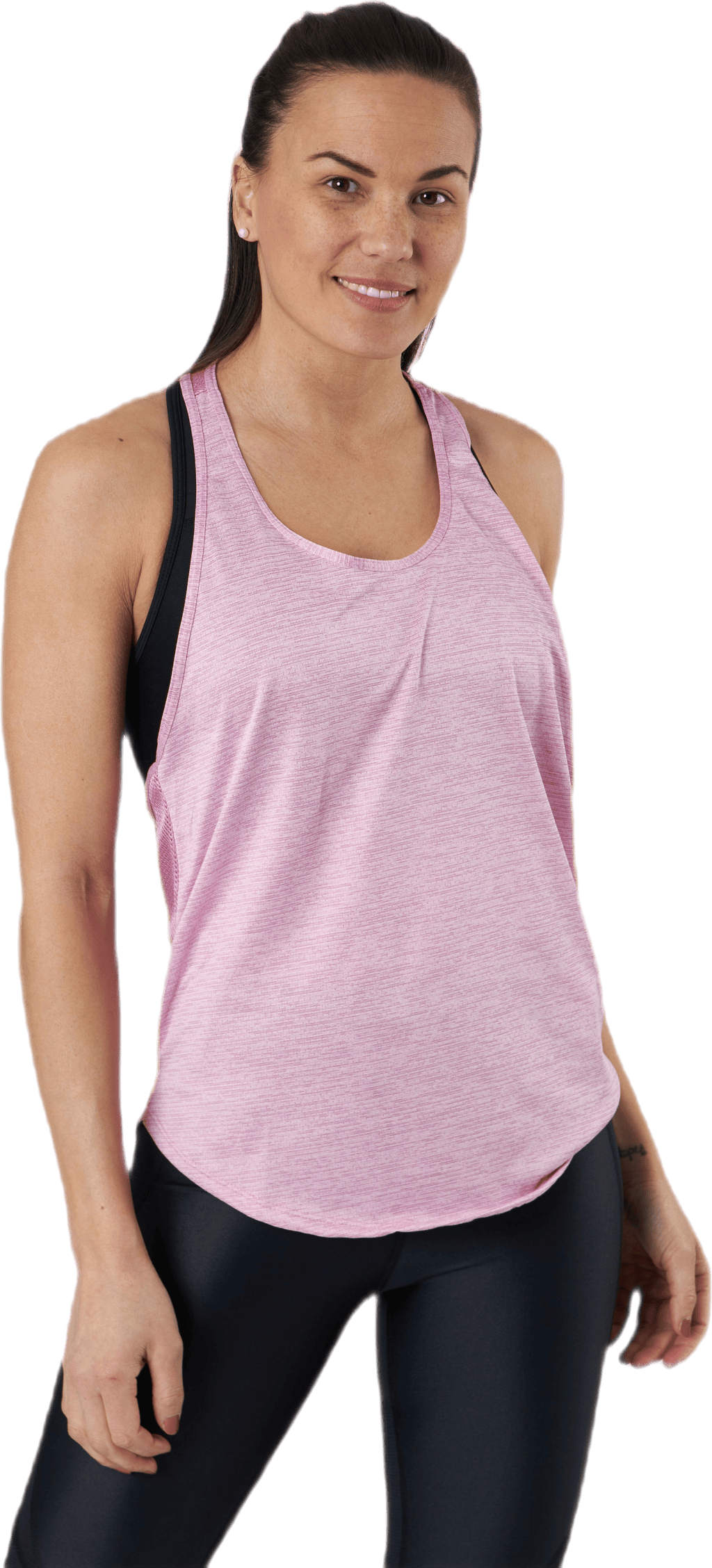 Tech Vent Tank Pink, Female, Apparels, Tops, Workout, Pink, M